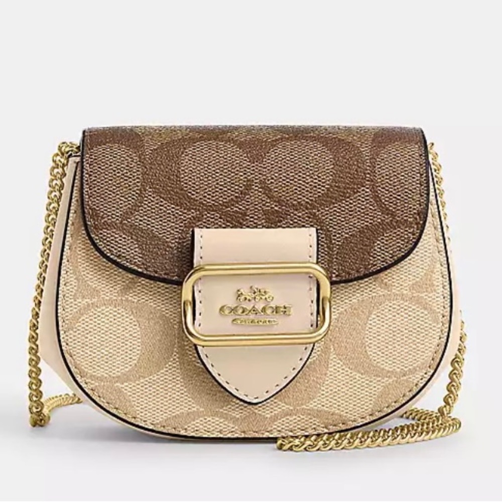 NWT Coach Morgan Card Case on a Chain